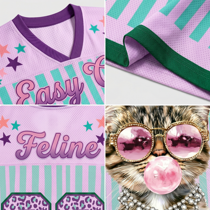 ChaoticcClub Easy Cat Mesh Jersey - Back View Design