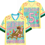ChaoticClub It’s 5 o’clock Somewhere Leopard Summer Mesh Jersey
