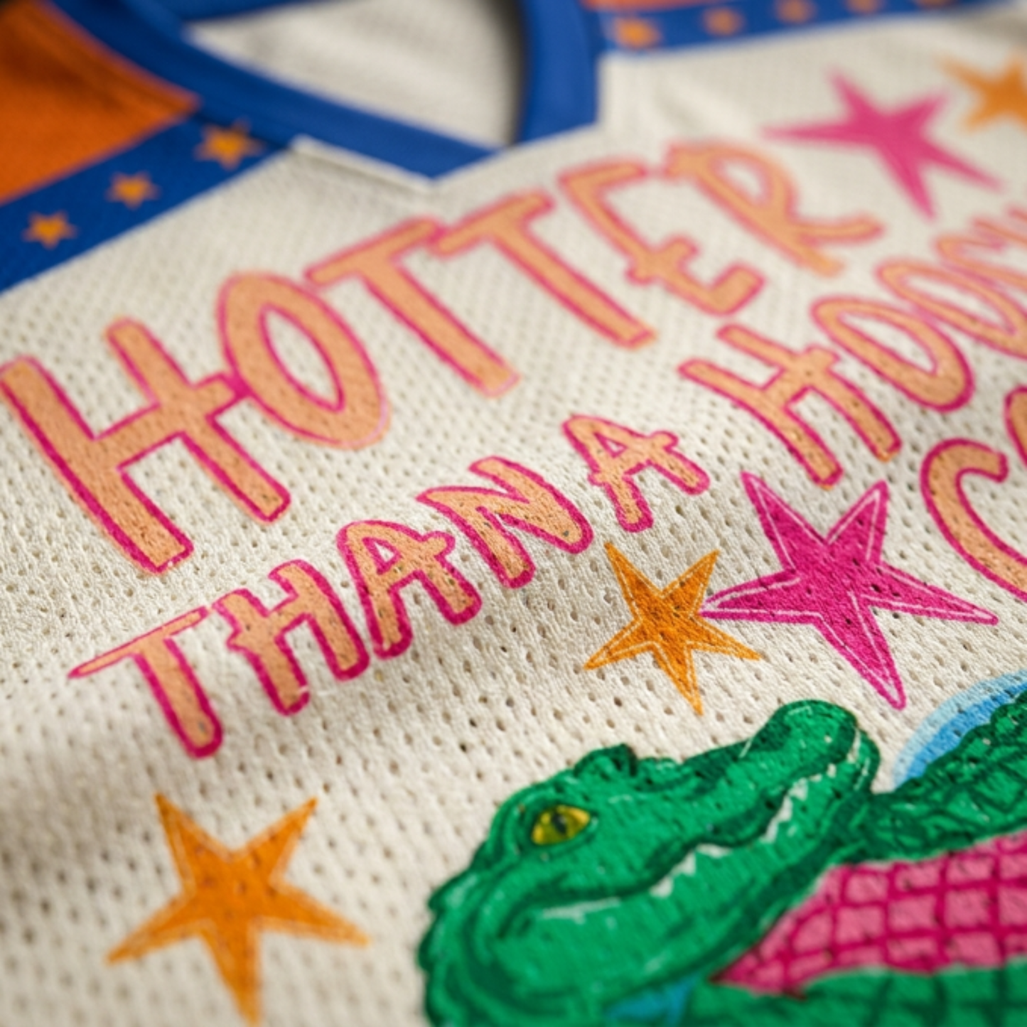 ChaoticClub Gator Hotter Than A Hoochie Coochie Mesh Jersey