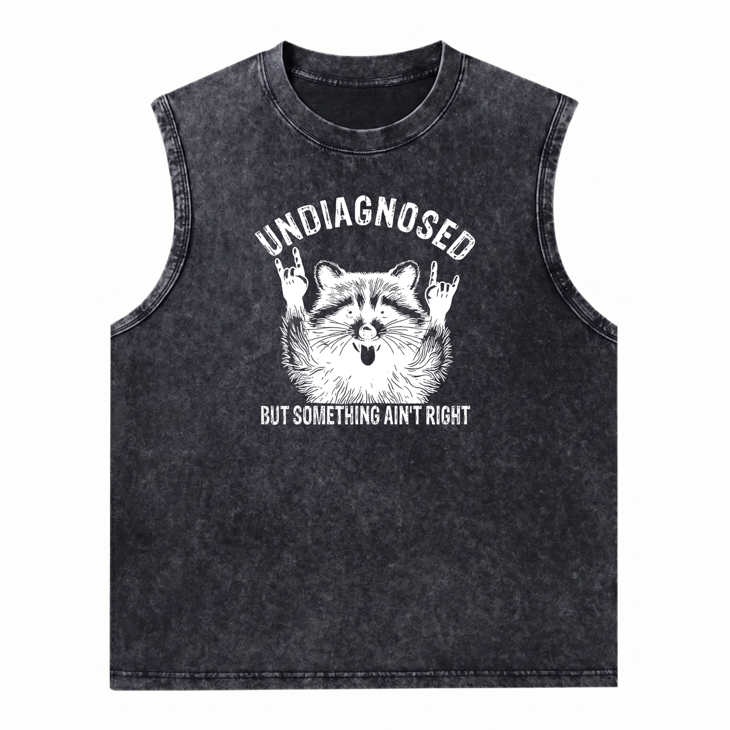 ChaoticClub Undiagnosed Rock Raccoon Wash Tanktop