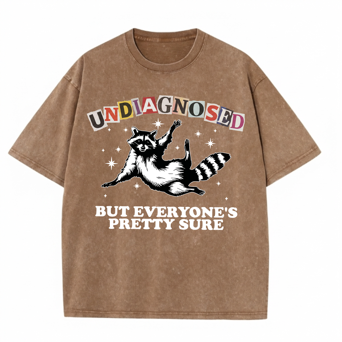 ChaoticClub Undiagnosed Racconn Washed T-Shirt