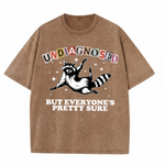 ChaoticClub Undiagnosed Racconn Washed T-Shirt