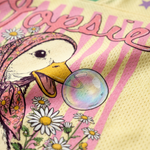 ChaoticClub Oopsie Cute Duck Floral Bubblegum Summer Mesh Jersey