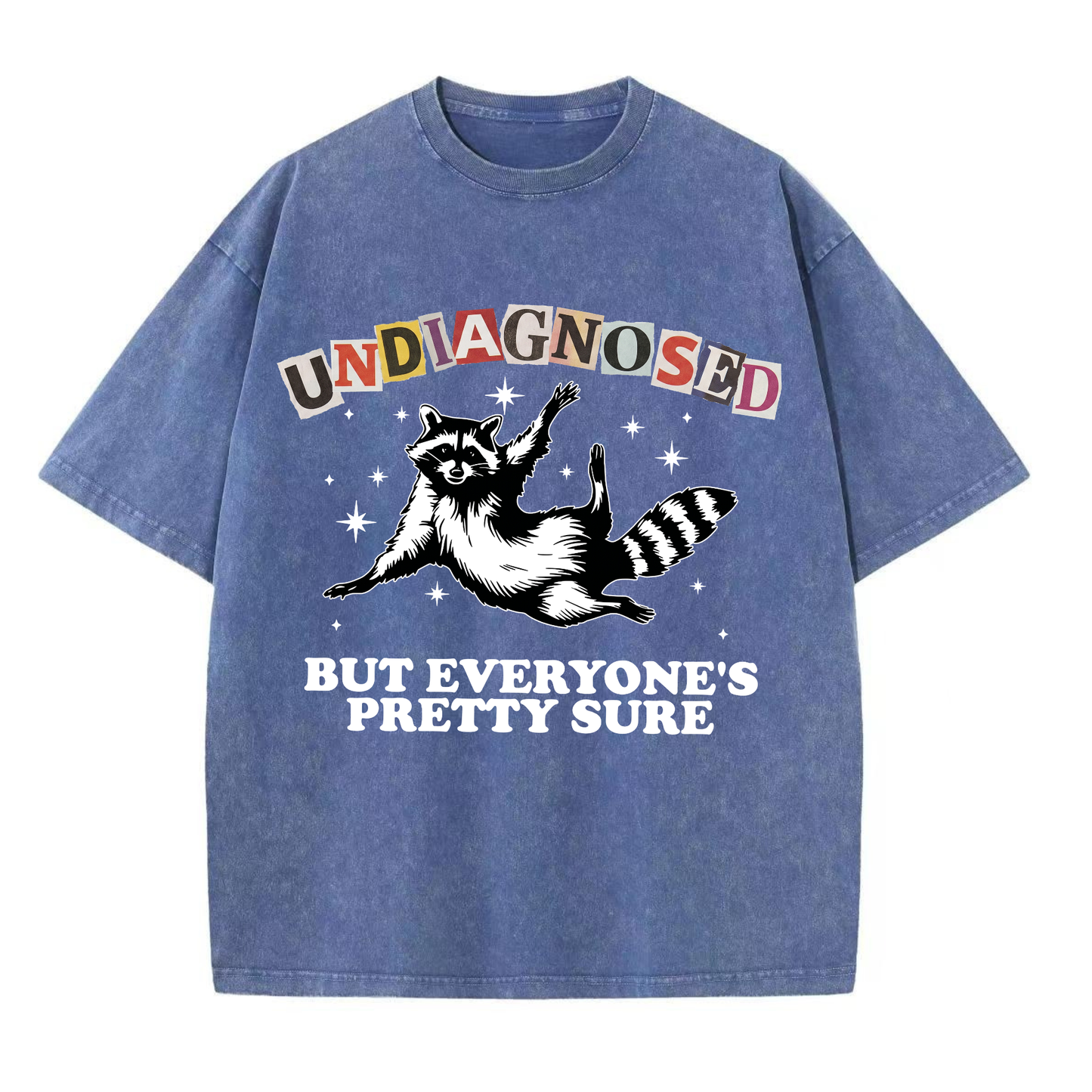 ChaoticClub Undiagnosed Racconn Washed T-Shirt