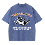 ChaoticClub Undiagnosed Racconn Washed T-Shirt