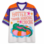 ChaoticClub Funny Gator Hotter Than Hoochie Coochie Mesh Jersey