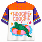 ChaoticClub Funny Gator Hotter Than Hoochie Coochie Mesh Jersey