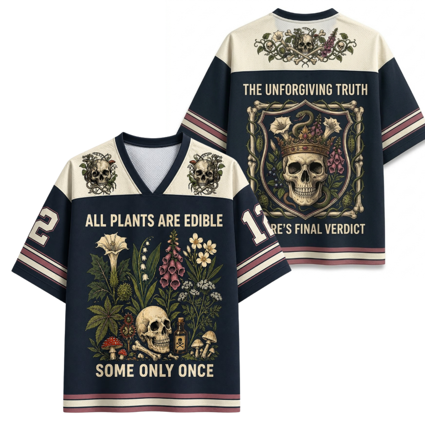 ChaoticClub All Plants Are Edible Some Only Once Mesh Jersey