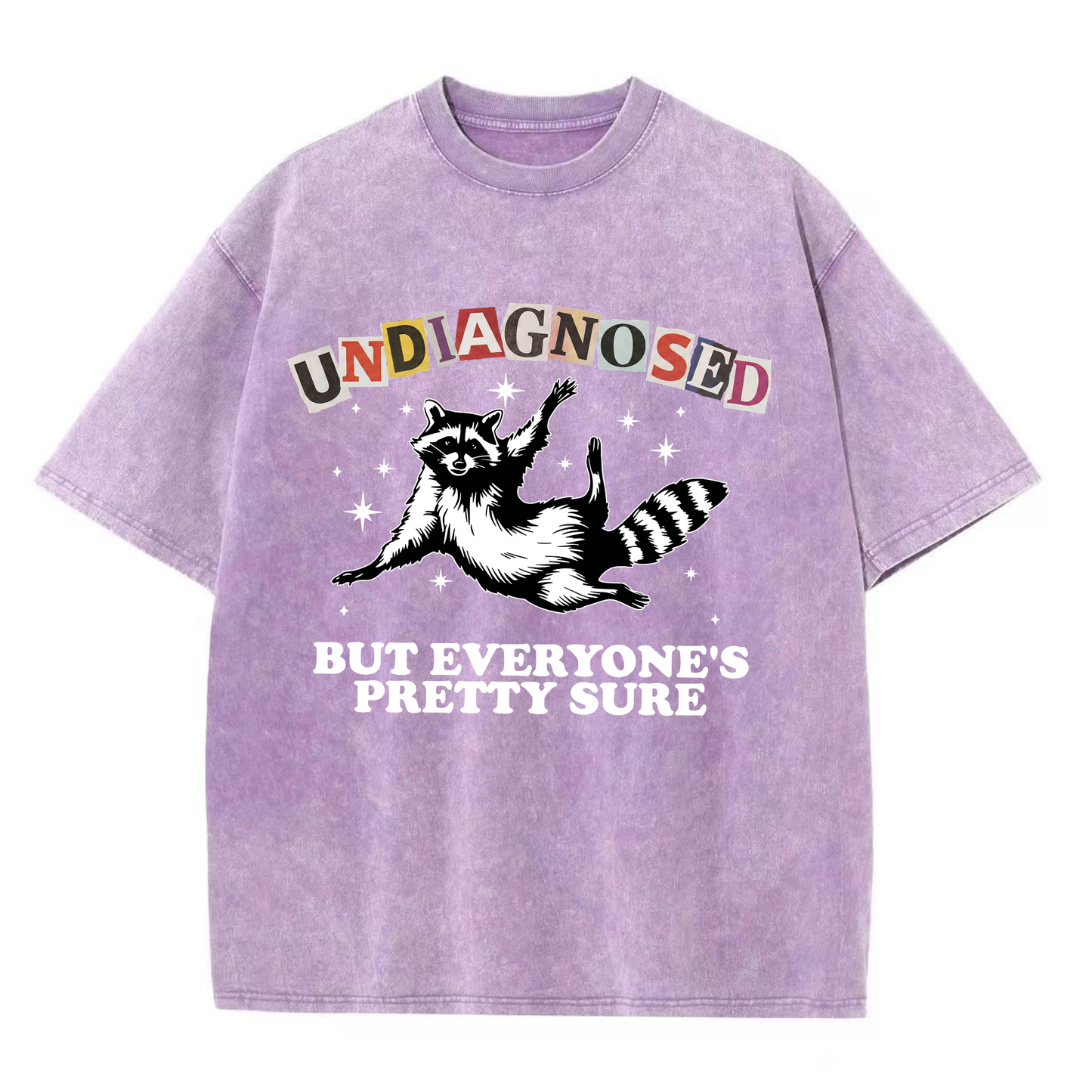ChaoticClub Undiagnosed Racconn Washed T-Shirt