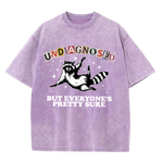 ChaoticClub Undiagnosed Racconn Washed T-Shirt
