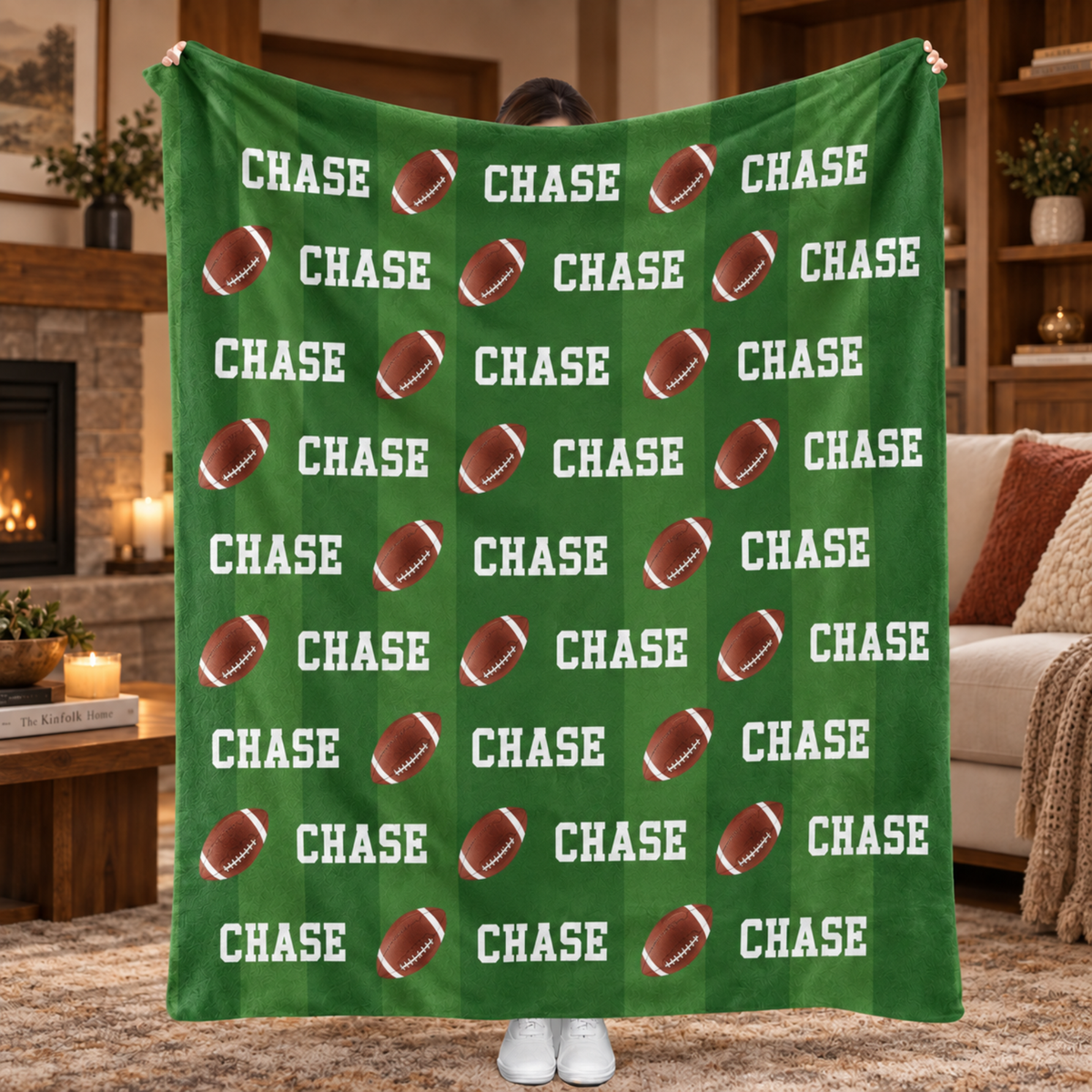 Chaotic Club Personalized Game Day Stadium Fleece Blanket