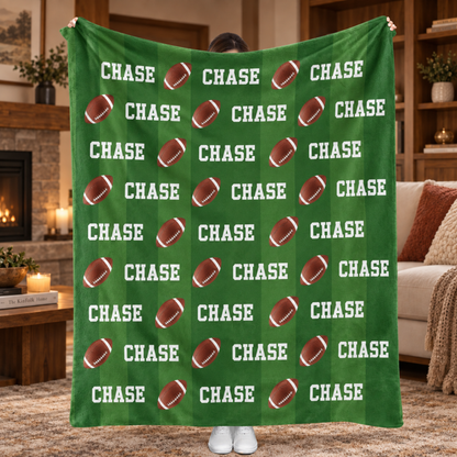 Chaotic Club Personalized Game Day Stadium Fleece Blanket