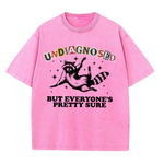 ChaoticClub Undiagnosed Racconn Washed T-Shirt