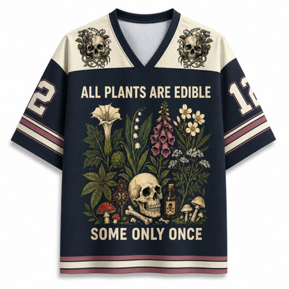 ChaoticClub All Plants Are Edible Some Only Once Mesh Jersey