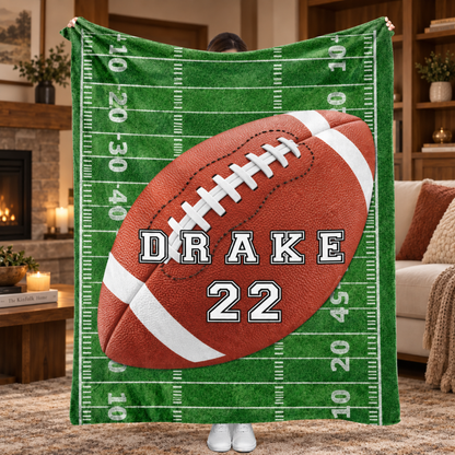 Chaotic Club Personalized Game Day Stadium Fleece Blanket