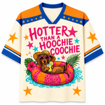 ChaoticClub Dachshund Hotter Than Hoochie Coochie Mesh Jersey