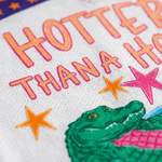 ChaoticClub Funny Gator Hotter Than Hoochie Coochie Mesh Jersey