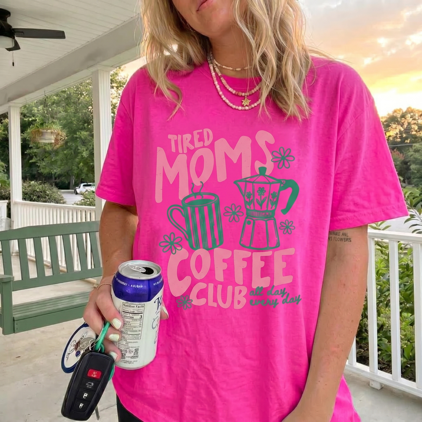 ChaoticClub Coffee Club All Day T-Shirt