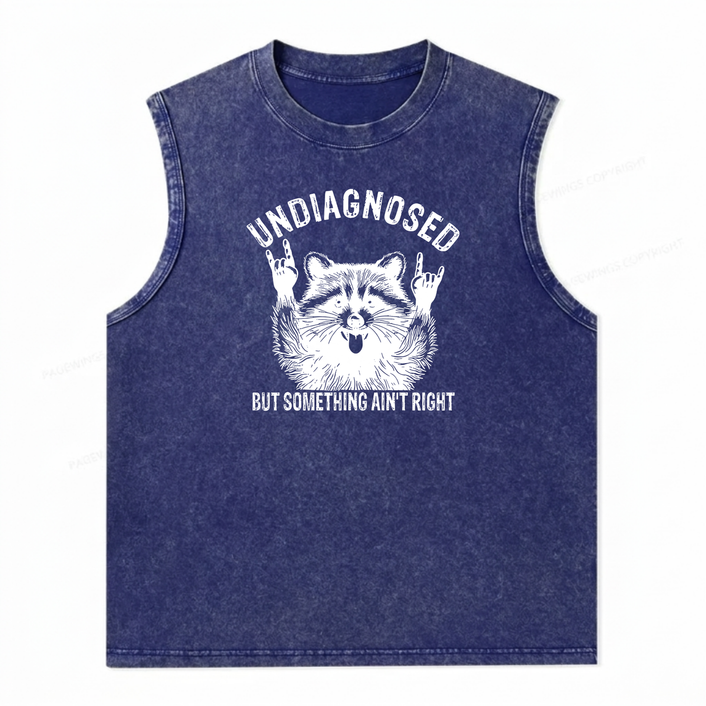 ChaoticClub Undiagnosed Rock Raccoon Wash Tanktop