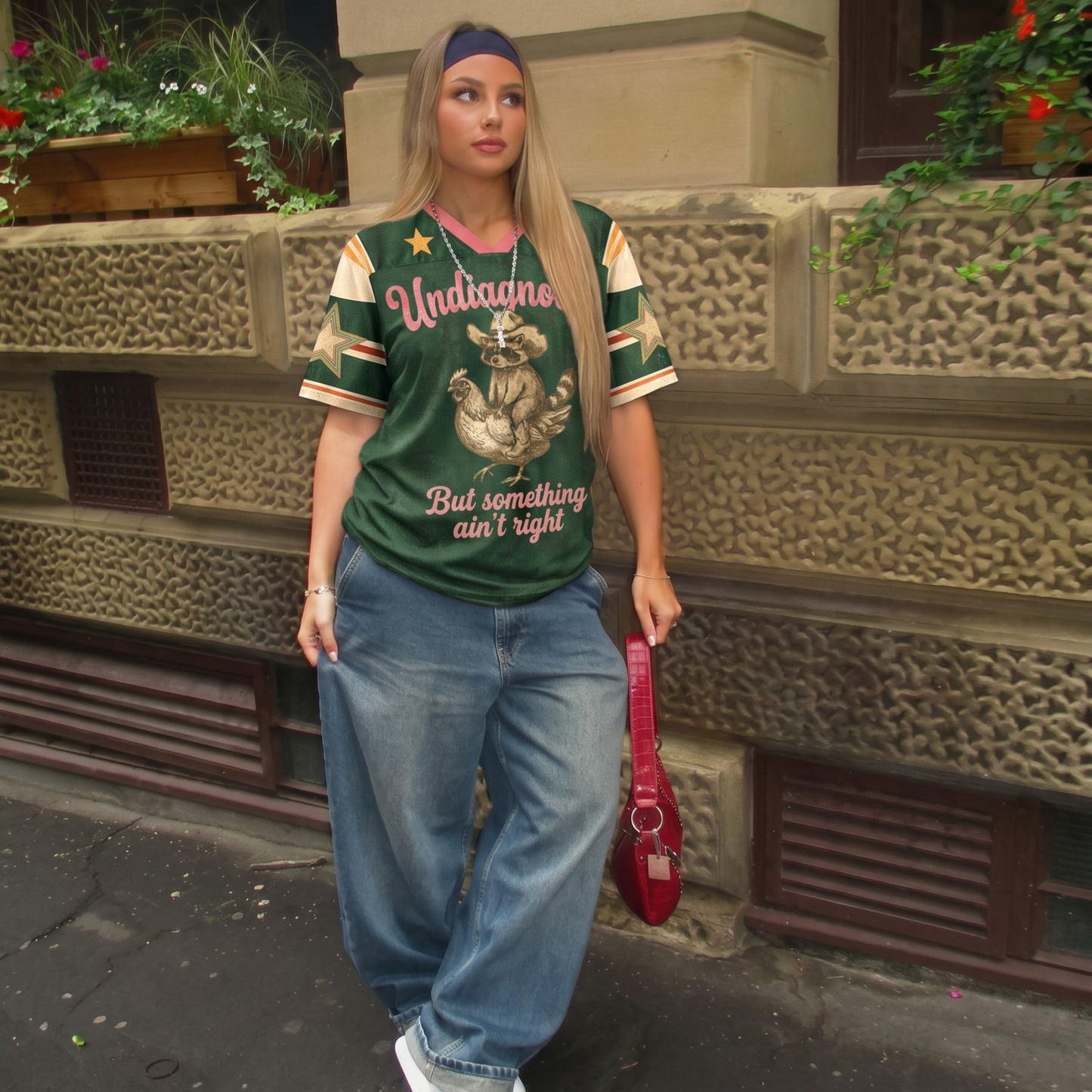ChaoticClub Undiagnosed Raccoon But Something Mesh Jersey