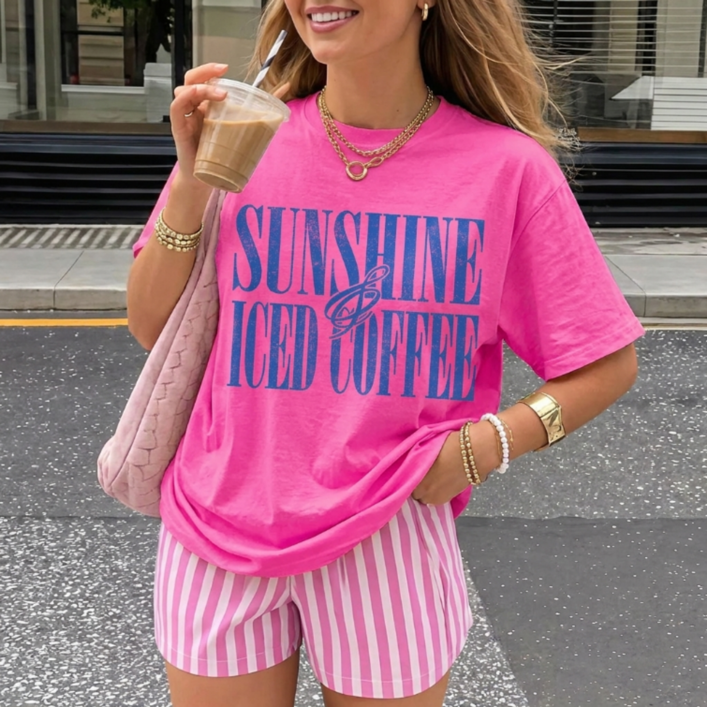 ChaoticClub Sunshine & Iced Coffee T-shirt