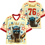 ChaoticClub Striped Feral But Free Mesh Jersey