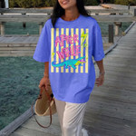 ChaoticClub Summer After While Crocodile Neon T-Shirt