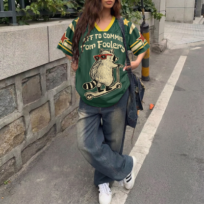 ChaoticClub Off To Commit Tomfoolery Mesh Jersey
