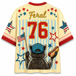 ChaoticClub Striped Feral But Free Mesh Jersey