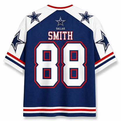 ChaoticClub Personalized Cowboys Dallas Mesh Jersey