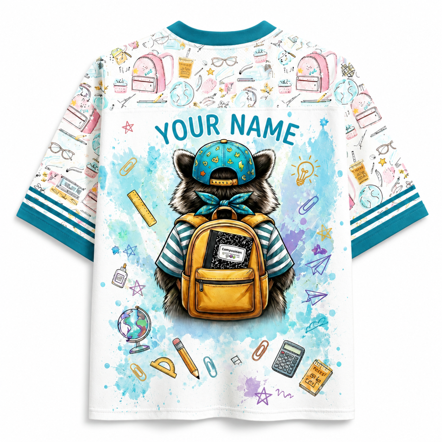 ChaoticClub Back to School Raccoon Mesh Jersey