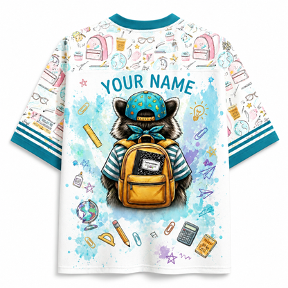 ChaoticClub Back to School Raccoon Mesh Jersey