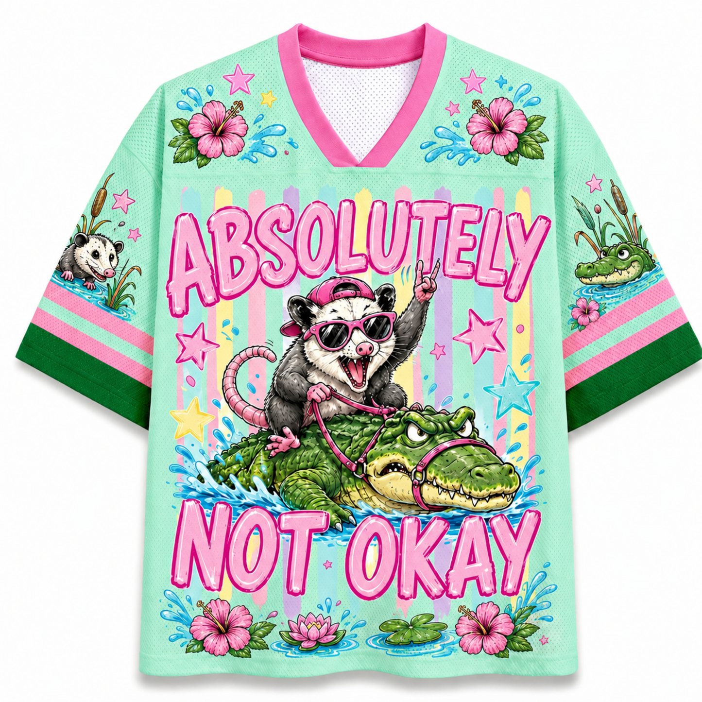 ChaoticClub Absolutely Not Okay Possom Mesh Jersey