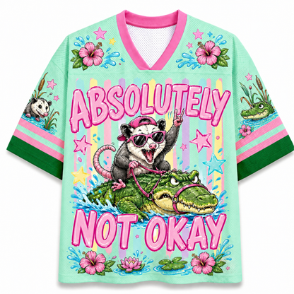 ChaoticClub Absolutely Not Okay Possom Mesh Jersey