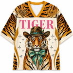 ChaoticClub Western Coquette Tiger Mesh Jersey