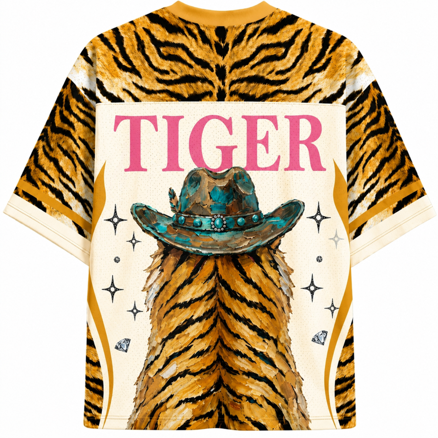 ChaoticClub Western Coquette Tiger Mesh Jersey