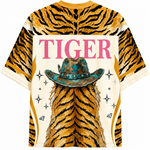 ChaoticClub Western Coquette Tiger Mesh Jersey