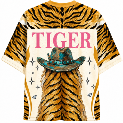 ChaoticClub Western Coquette Tiger Mesh Jersey