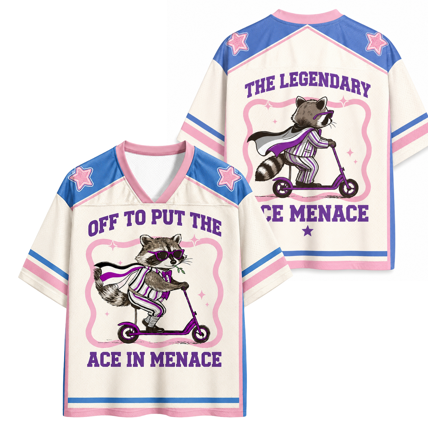 ChaoticClub Off To Put The Ace In Menace Mesh Jersey