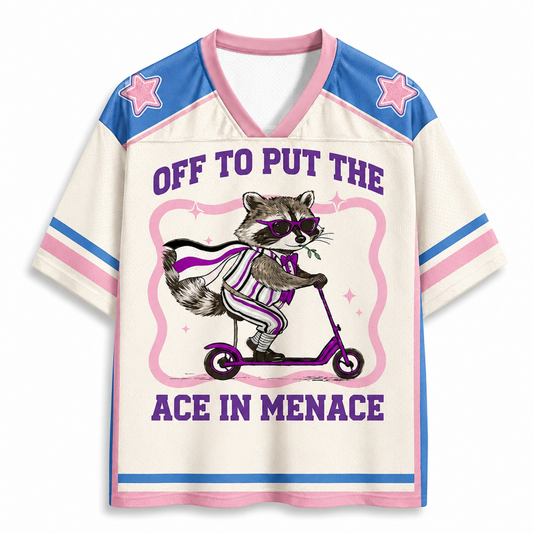 ChaoticClub Off To Put The Ace In Menace Mesh Jersey