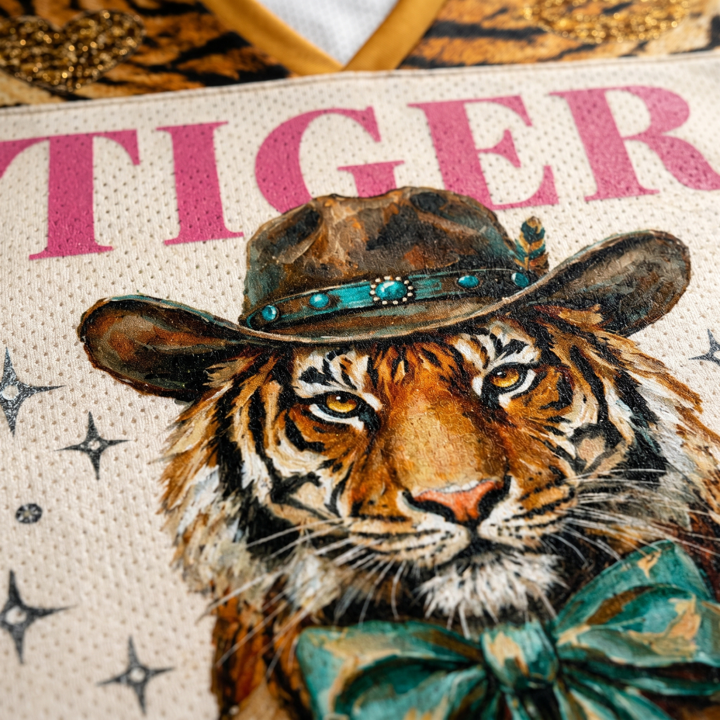 ChaoticClub Western Coquette Tiger Mesh Jersey