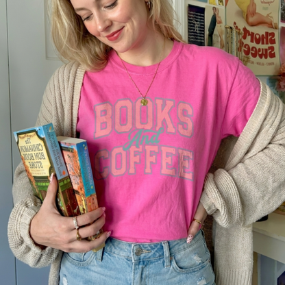 ChaoticClub Book Lover Coffee Club T-Shirt