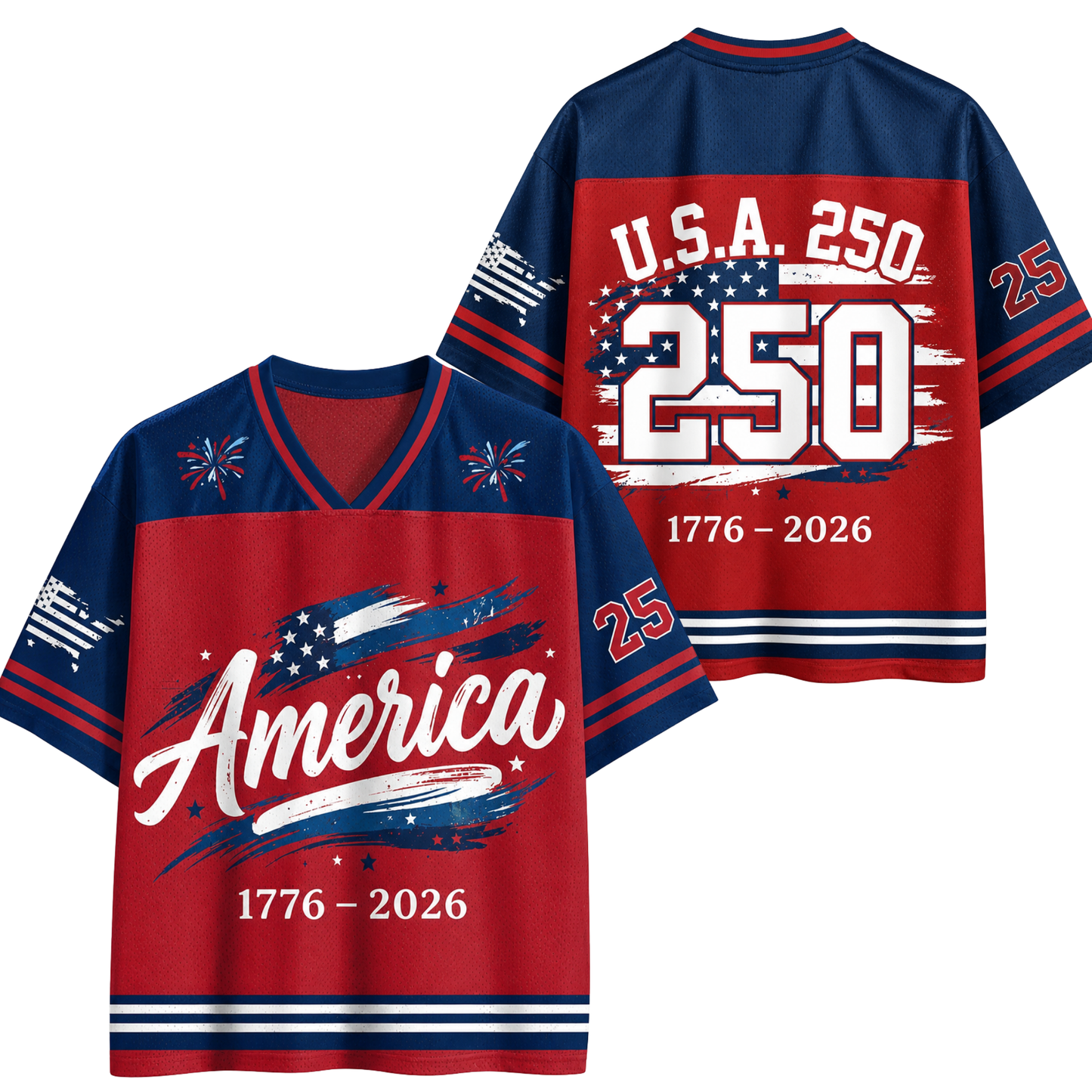 ChaoticClub America 250 Years From 1776 To 2026 Mesh Jersey
