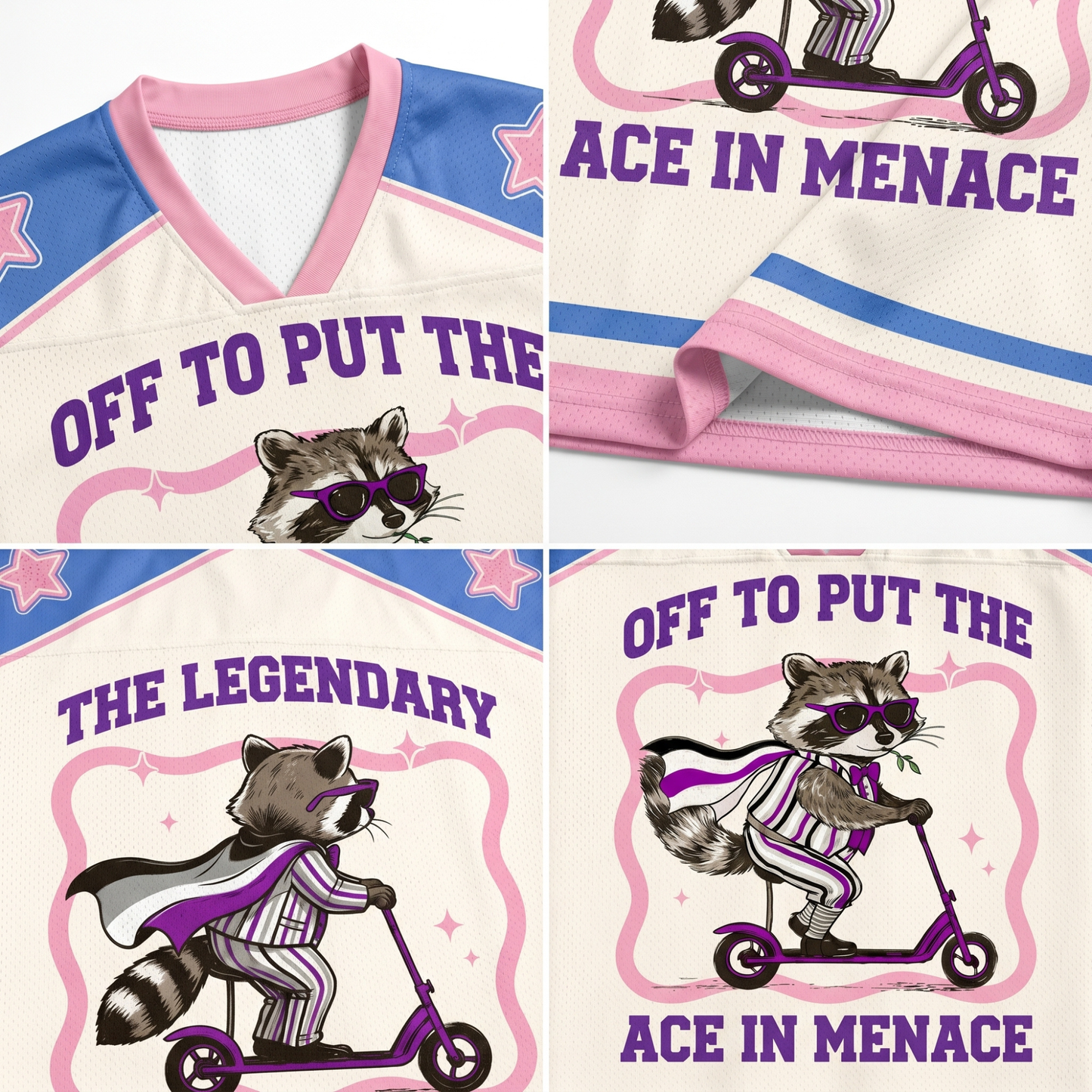 ChaoticClub Off To Put The Ace In Menace Mesh Jersey