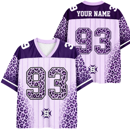 ChaoticClub Leopard Name & Number Personalized Mesh Jersey