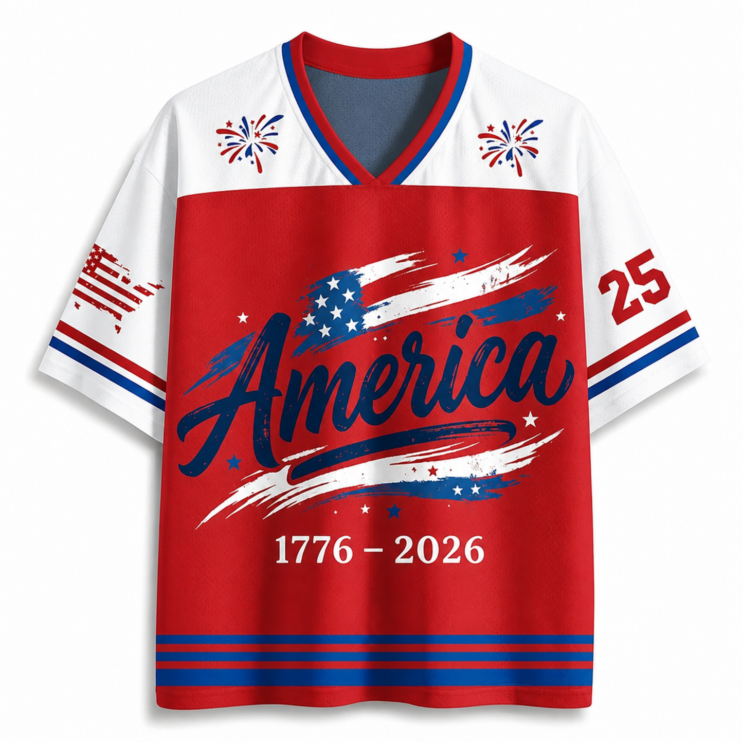 ChaoticClub America 250 Years From 1776 To 2026 Mesh Jersey