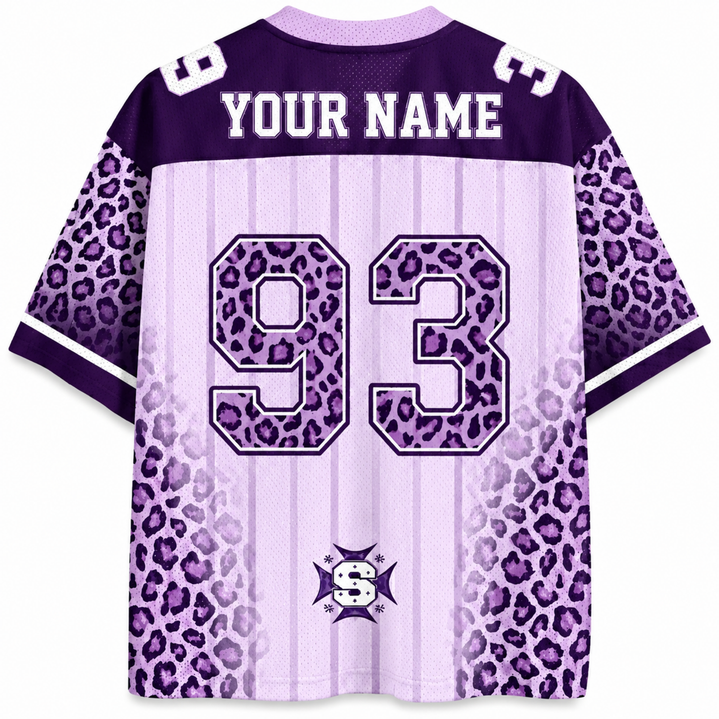 ChaoticClub Leopard Name & Number Personalized Mesh Jersey