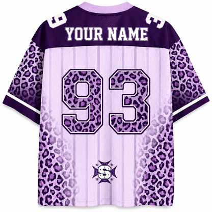 ChaoticClub Leopard Name & Number Personalized Mesh Jersey