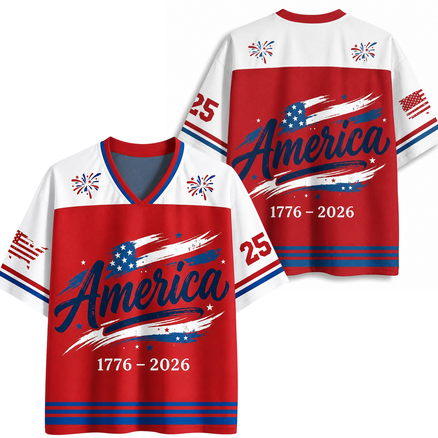 ChaoticClub America 250 Years From 1776 To 2026 Mesh Jersey
