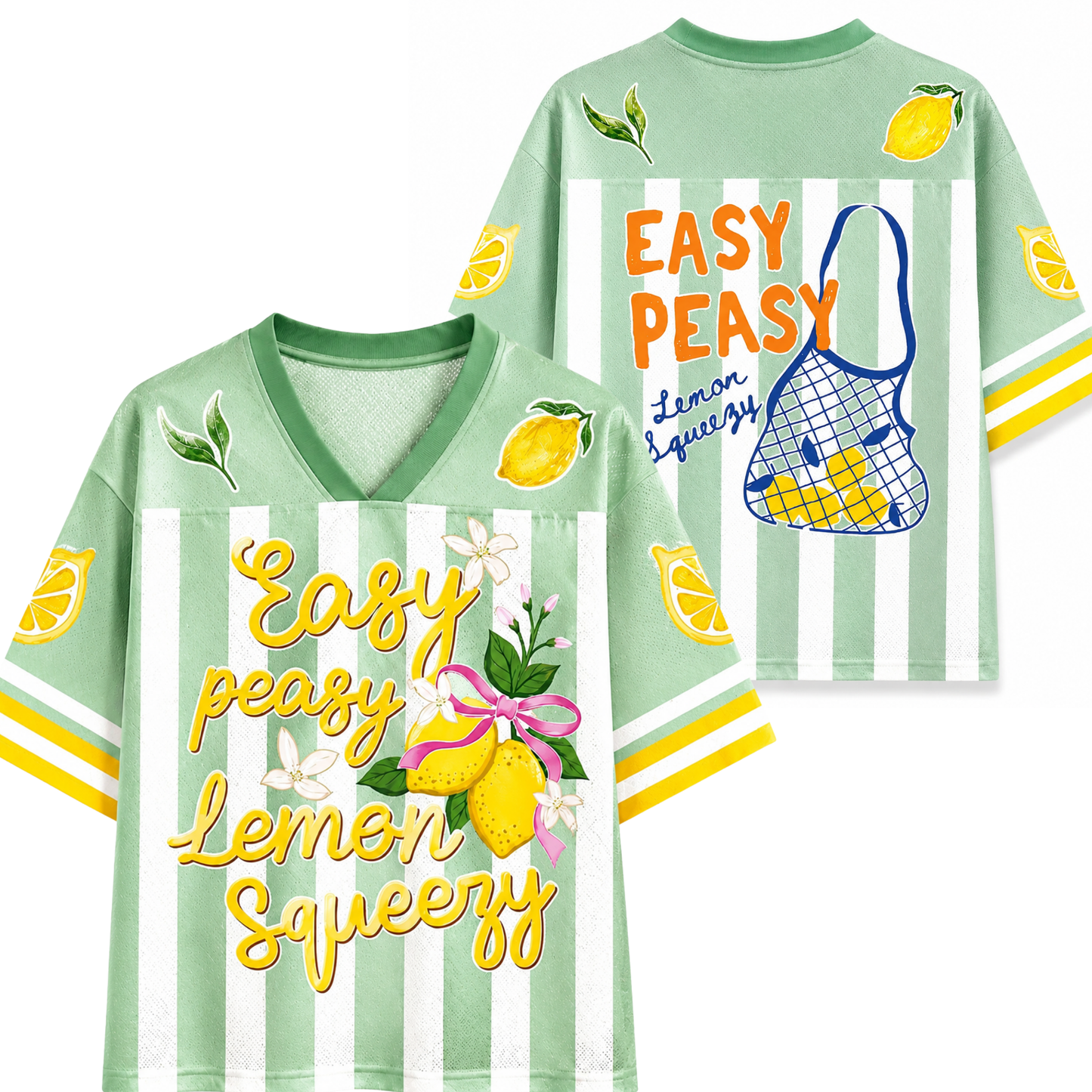 ChaoticClub Easy Peasy Lemon Squeezy Summer Mesh Jersey